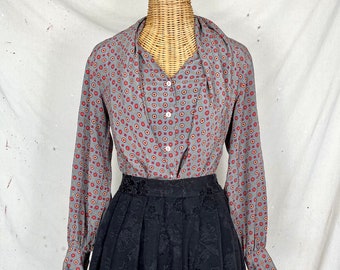 Vintage Secretary Blouse (S-M)