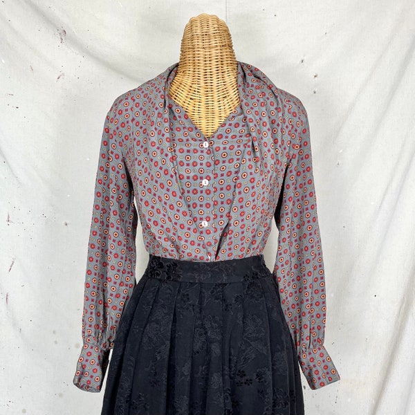 Vintage Secretary Blouse (S-M)