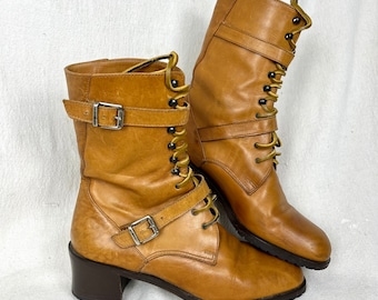 Vintage 70’s Buckled Boots (7.5)