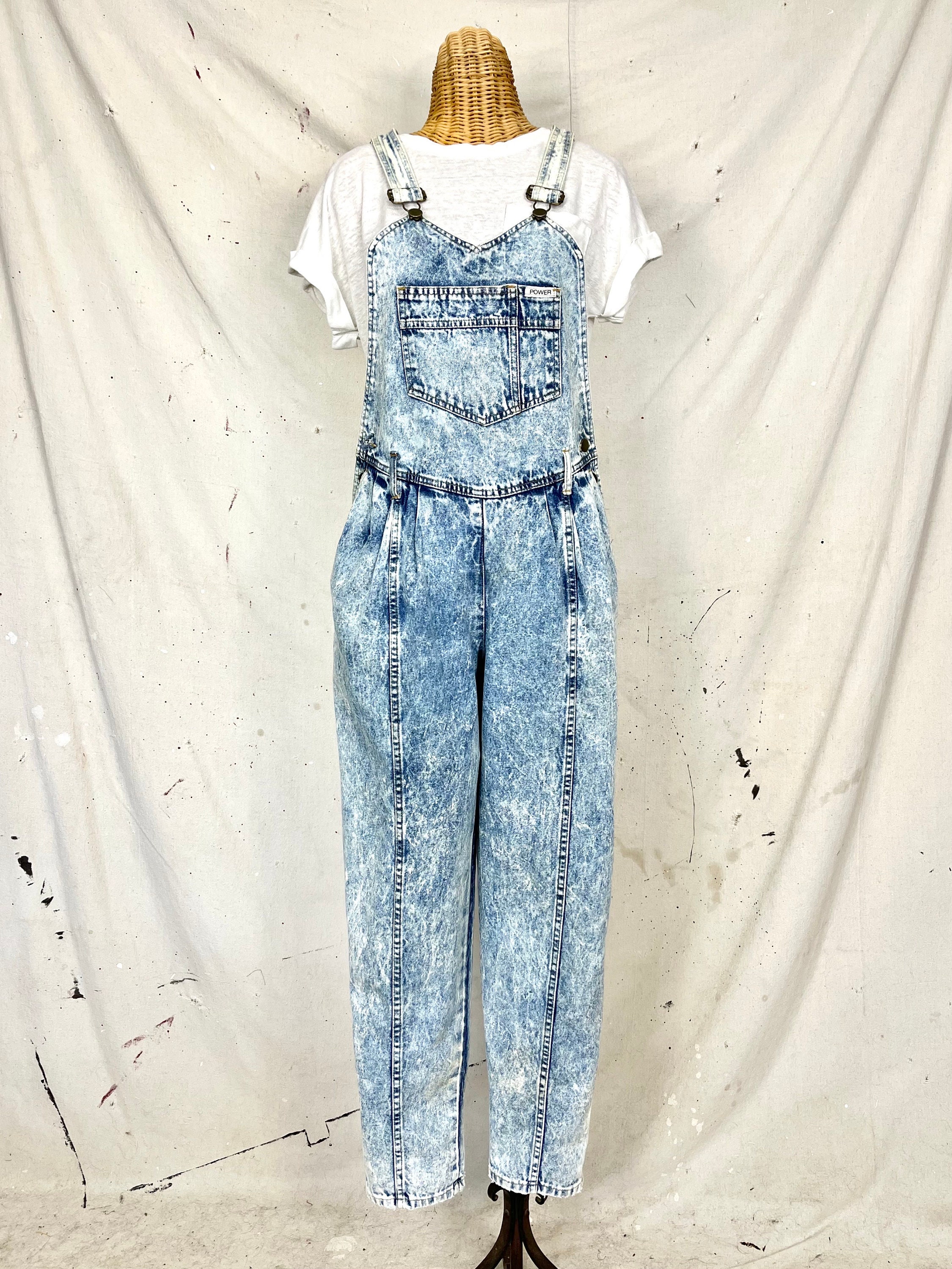 Vintage 80's Acid Washed Overalls (S-M) - Etsy