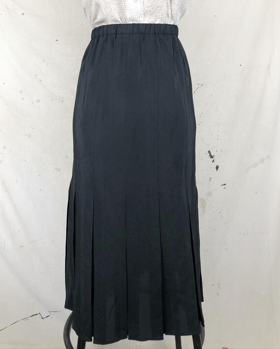 Vintage Slit Pleated Skirt (XS-S) - image 2