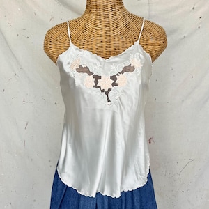 Vintage Satin Slip Top (S-M)