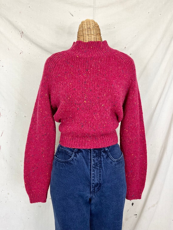 Vintage Speckled Sweater (M-L) - image 2