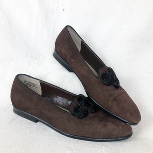Vintage Suede Slip On Loafers (6)