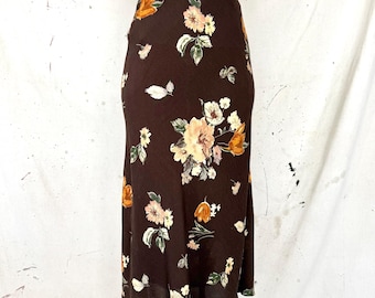 Vintage Floral Midi Schrägband (S-M)