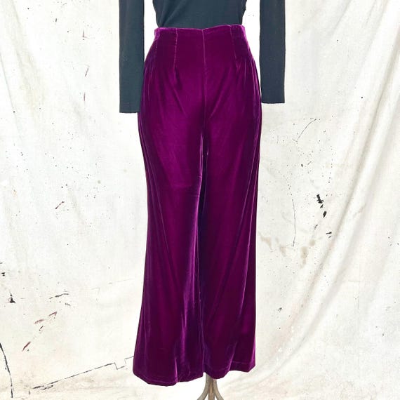Vintage 60/70's Handmade Velvet Pants (S)