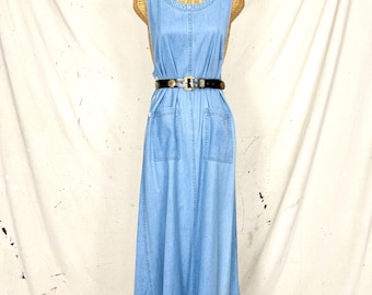 denim dungaree dress uk TU Denim Dungaree pinafore dress, UK size 10, BNWT, 2 pockets, dark blue denim