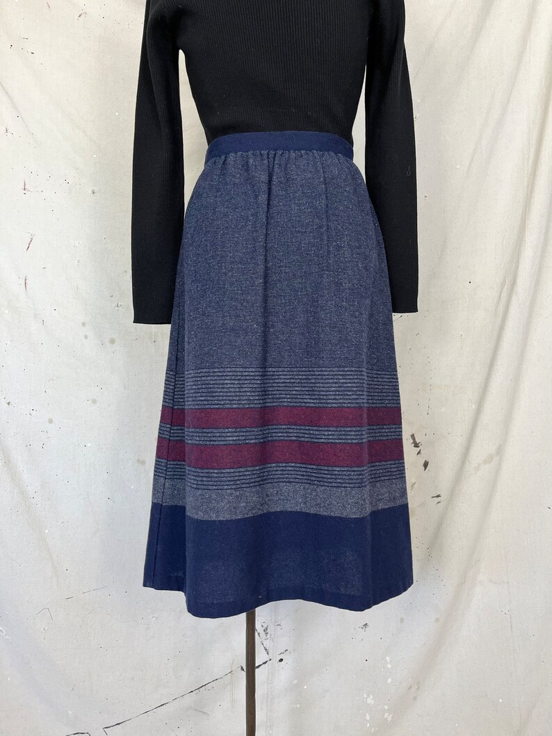 Vintage Print Wrap Skirt Set main image 1
