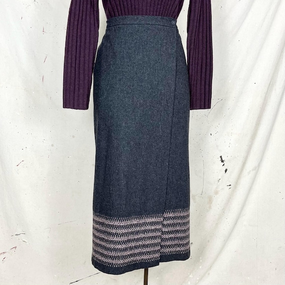 Vintage Longline Wrap Skirt (S)