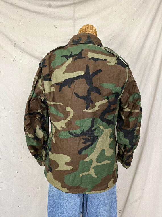 Vintage 70/80’s Army Camo Winter Field Jacket (L) - image 9