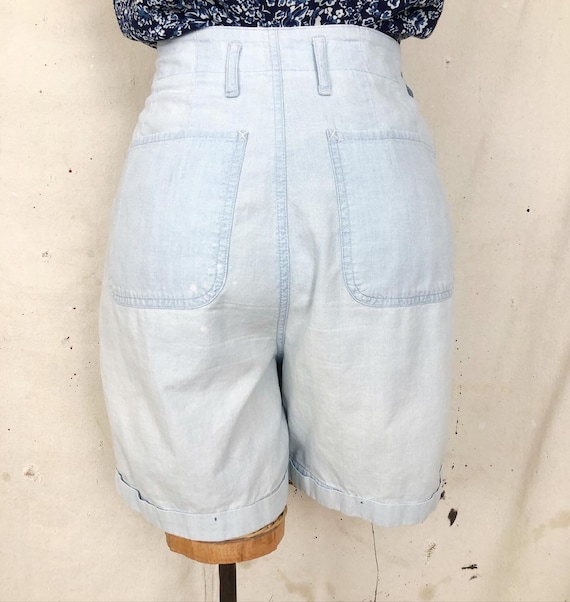 Vintage Chambray Shorts (XS) - image 3