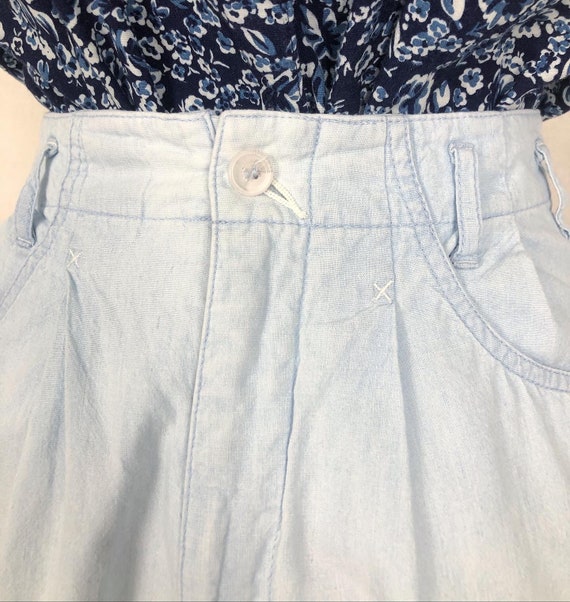 Vintage Chambray Shorts (XS) - image 2