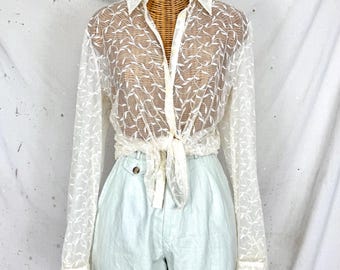 Vintage 90&#39;s/Y2K Ralph Lauren Embroidered Shirt (XL)