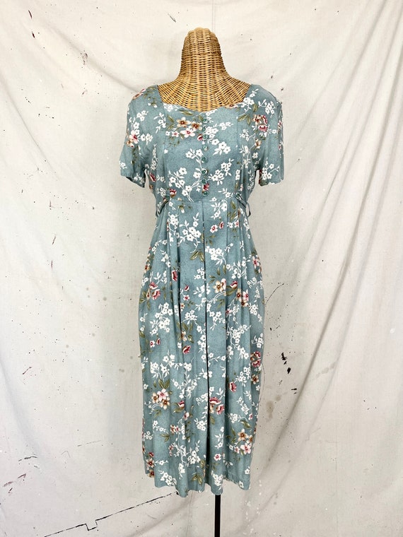 Vintage Floral Tied Sundress (M-L) - image 2