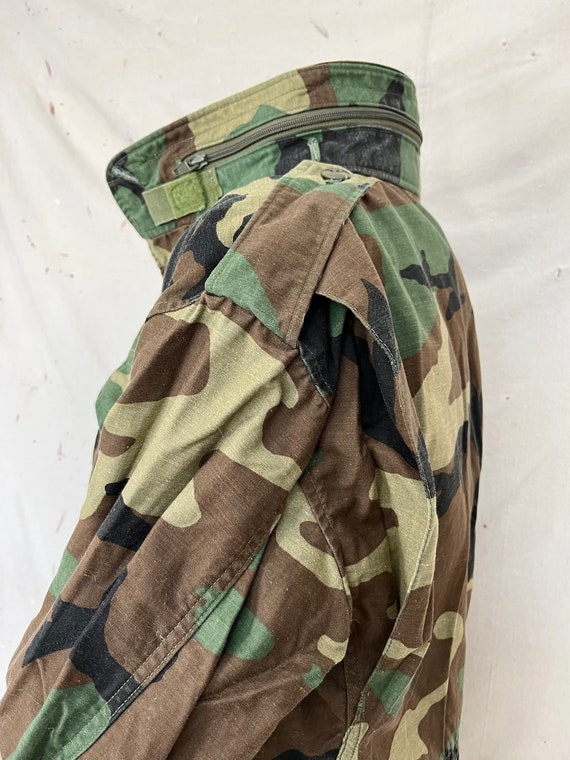Vintage 70/80’s Army Camo Winter Field Jacket (L) - image 7