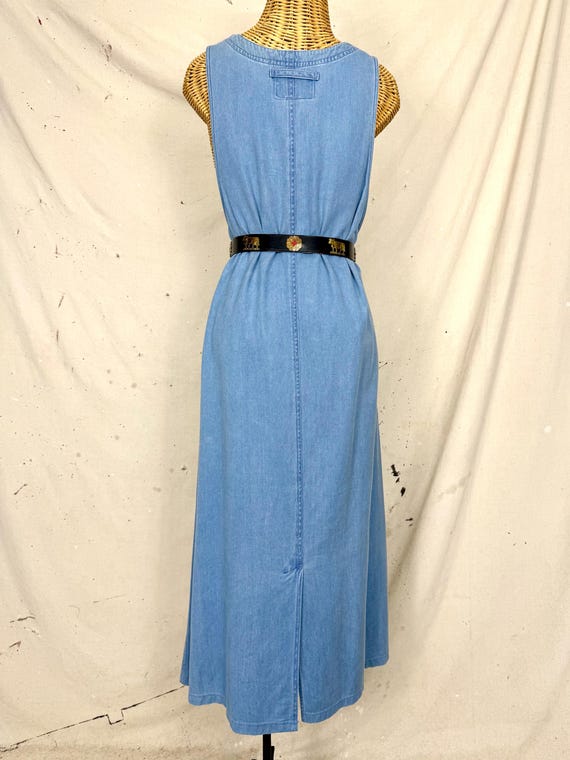 Vintage Chambray Pinafore (M) - image 6
