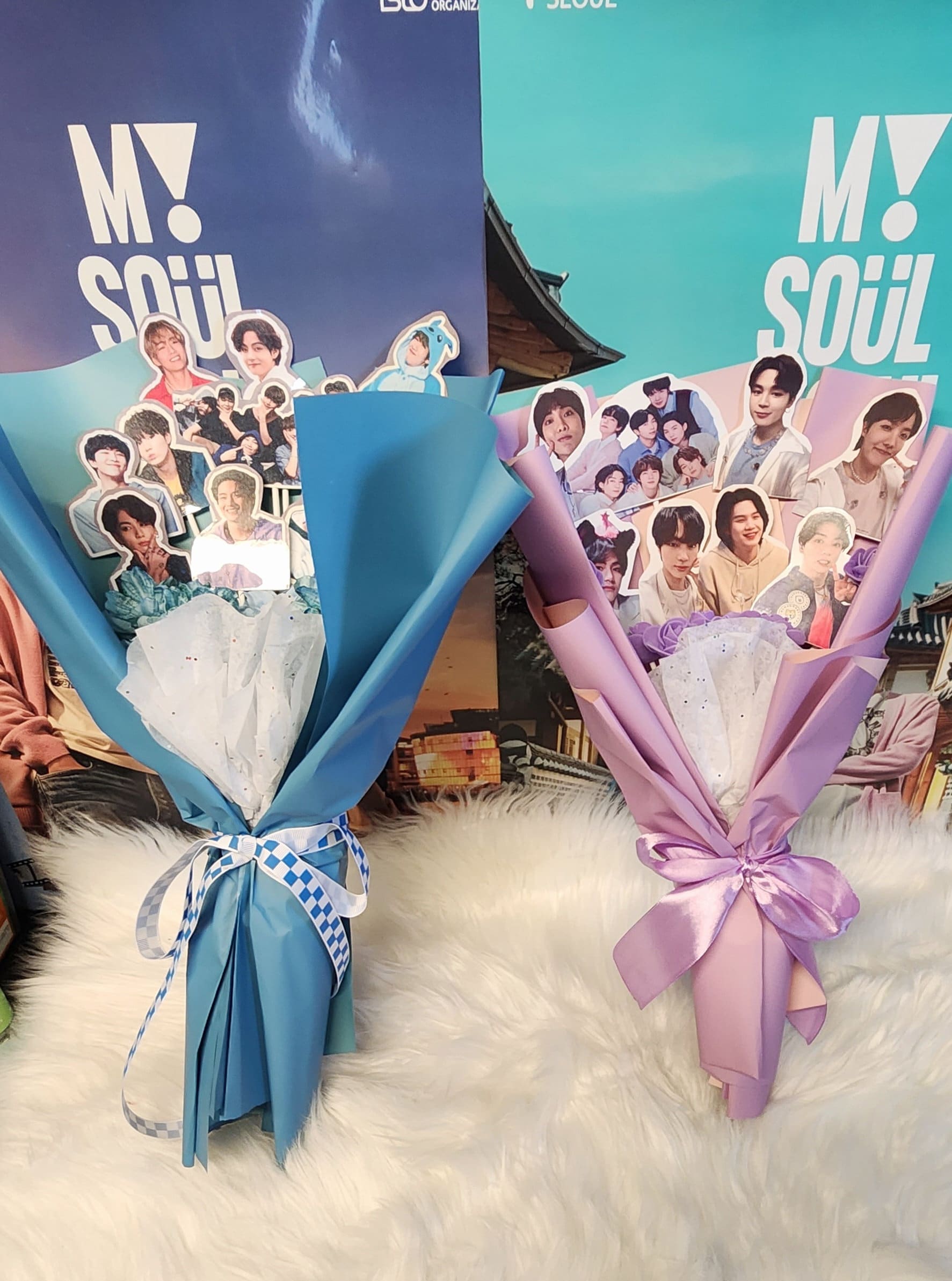 Custom Kpop Bouquet (BTS Bangtan Straykids Seventeen Blackpink Twice NCT KPOP, etc)