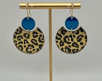 Jacksonville Jaguars Earrings/ Jaguar Earrings/ Jaguar Print Earrings