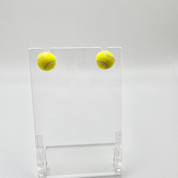 Tennis Earrings/Tennis Balls/3D Printed