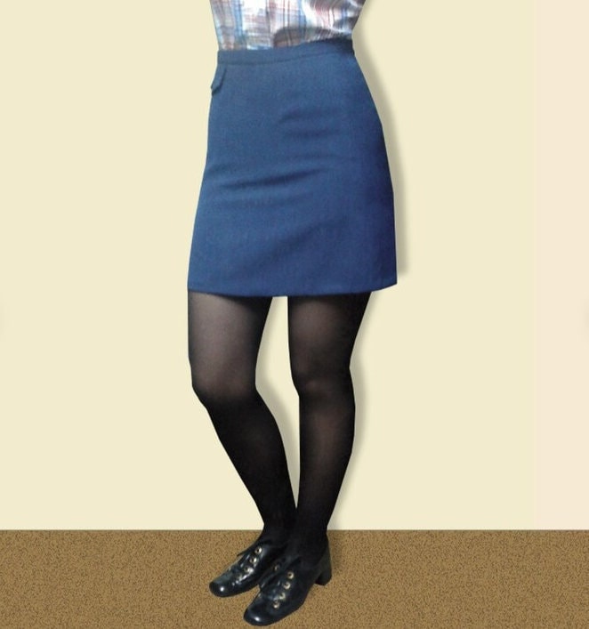 Ade plissé midi skirt in blue - Joseph