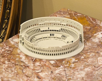 Roman Colosseum Model - 3D Printed | Ancient Rome Landmark | Desk & Shelf Decor | Multiple Sizes
