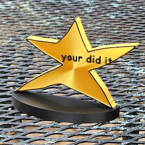 Your Did It - 3D Printed Meme Trophy