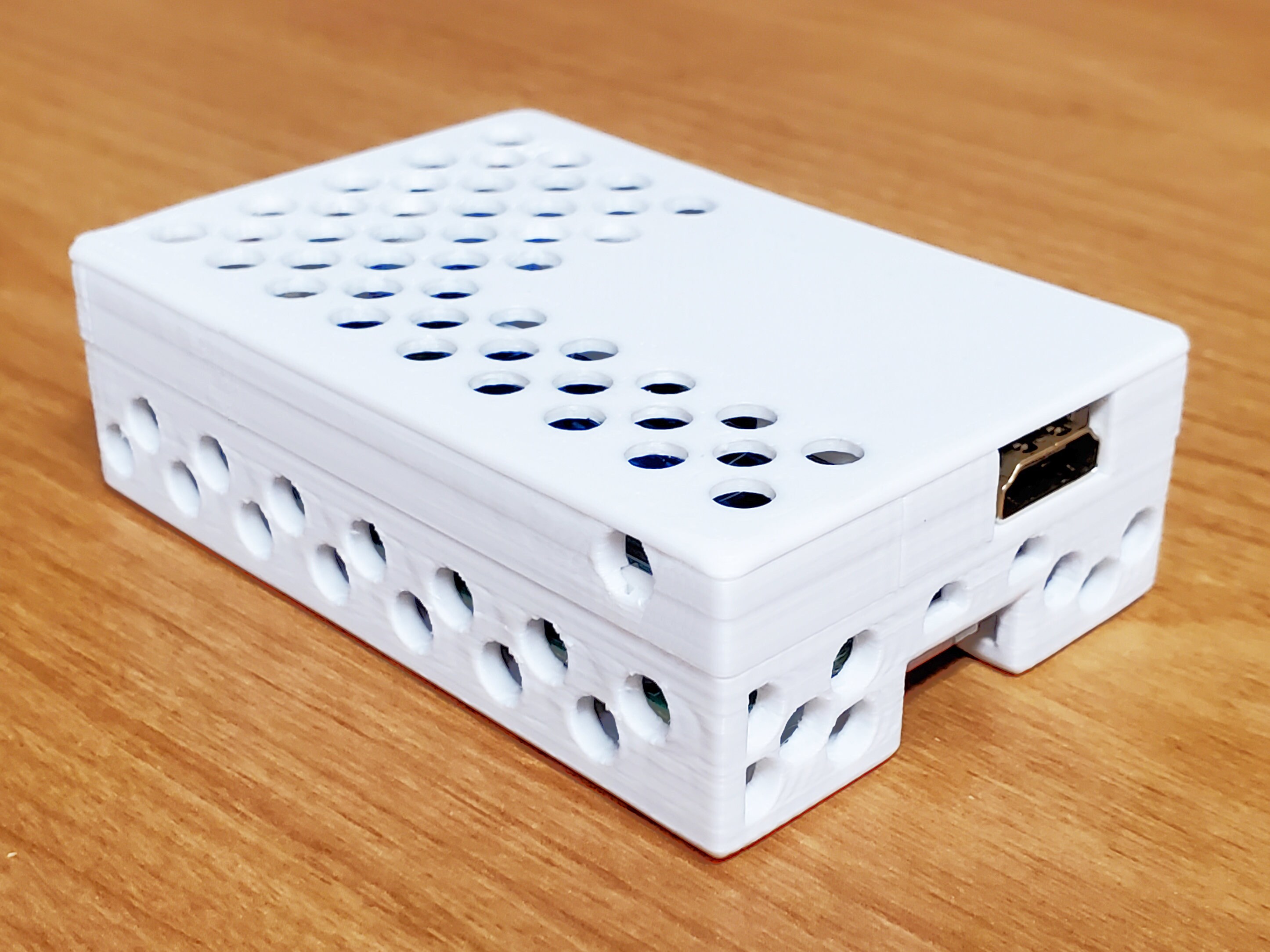 thumbnail interactive-video image 1 of Official Raspberry Pi 4 Model B Case - Classic White & Red - Free Shipping (USA) 1 of 2