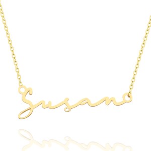 14k gold name necklace, Personalized Name necklace, Gold name necklace, Personalized jewelry, Personalized Gift,Mothers day gift