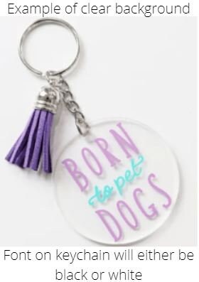 Personalized Acrylic Keychains - Etsy