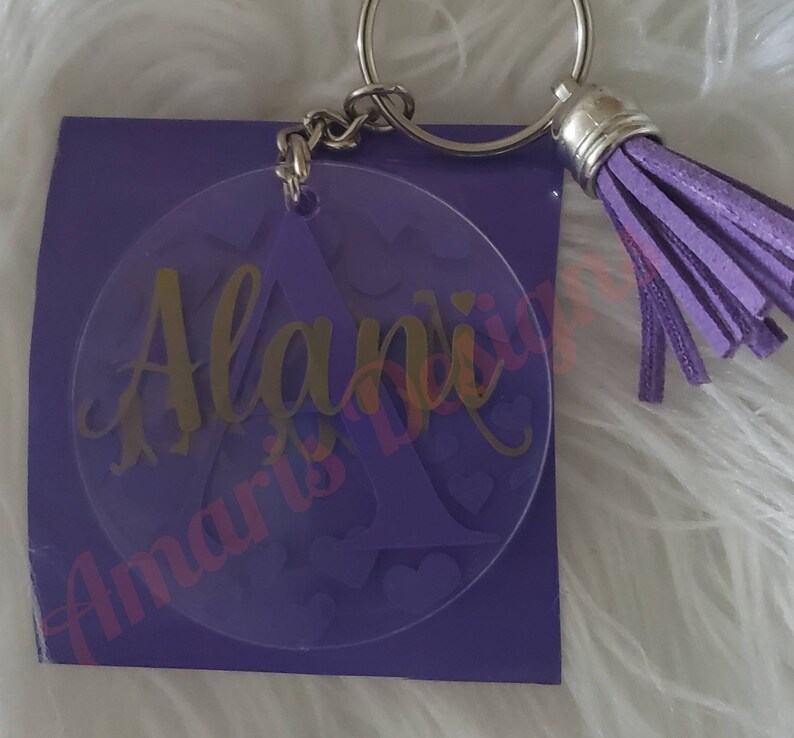 Personalized Acrylic Keychains - Etsy