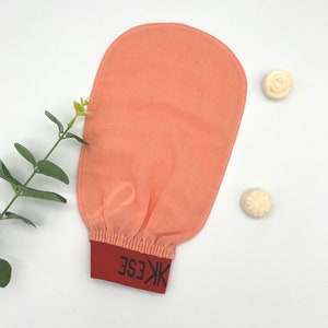 Gant exfoliant 100% Soie Cocon, Faux dissolvant de bronzage, Exfoliant naturel, Décapant pour peaux mortes, Taille unique, Dissolvant de cellulite, Mitaine unisexe