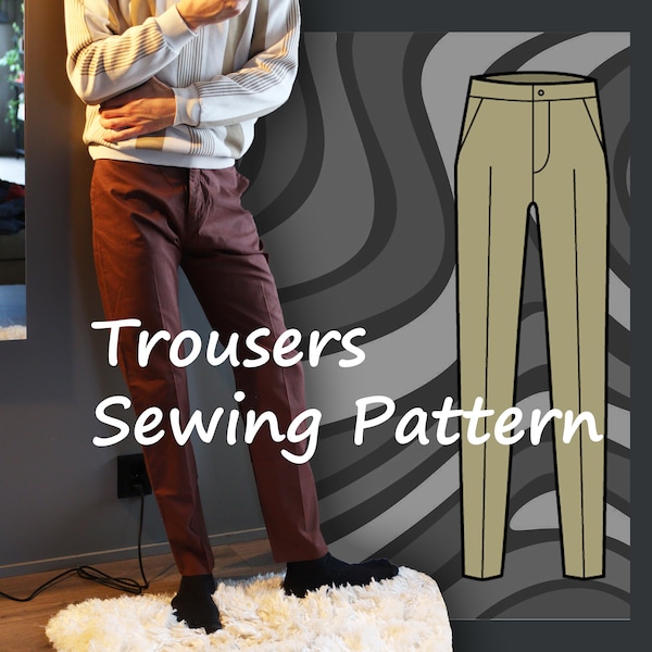 Classic Trousers sewing pattern | Unisex