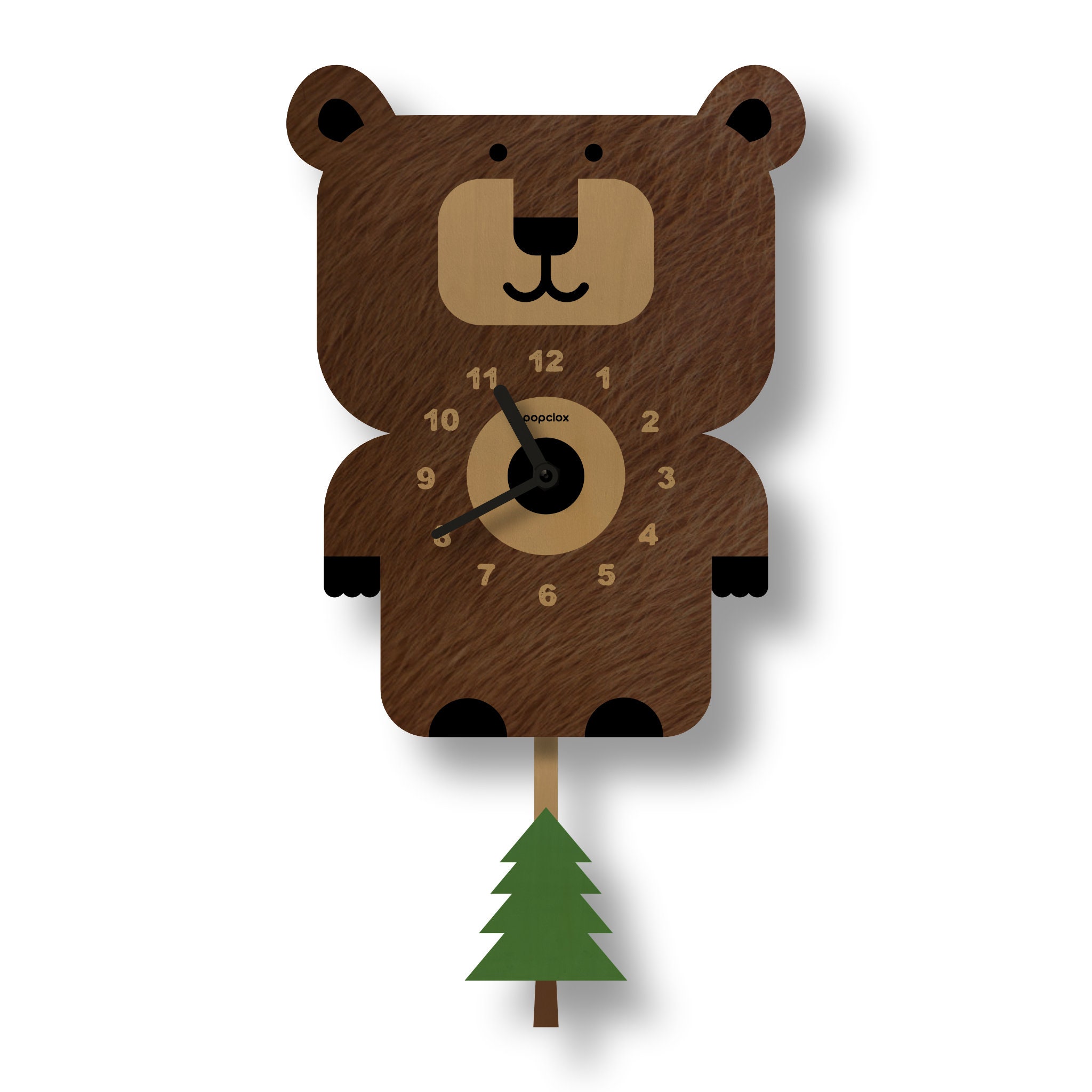 Teddy Bear Clock - Etsy