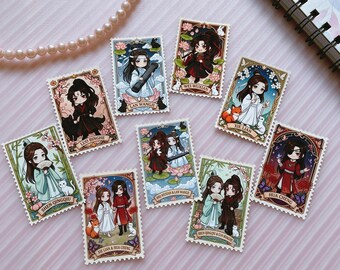 BL Couple Stamp Stickers, MDZS TGCF Sticker Set