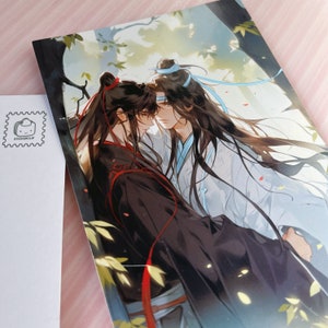 Impression Danmei, boy love, sticker BL, carte postale MDZS