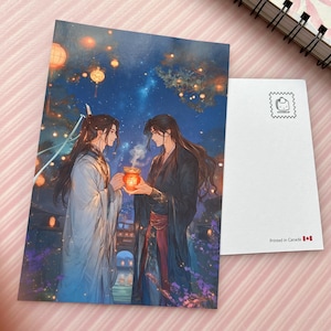 Bingqiu Liebe Postkarte Aufkleber, SVSSS Deko Wand Kunst Druck, Scum Bösewicht Junge Liebe Aufkleber