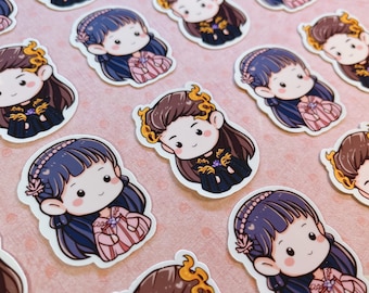Cang Lan Jue Sticker Set: Chibi Anime Decals