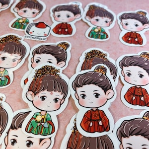 Liefde tussen fee en duivel sticker, Cang Lan Jue chibi stickers