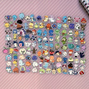 NOW 120PCS! Sticker Pack(was 80pcs)! Anime Stickers for Journals Laptops Planners