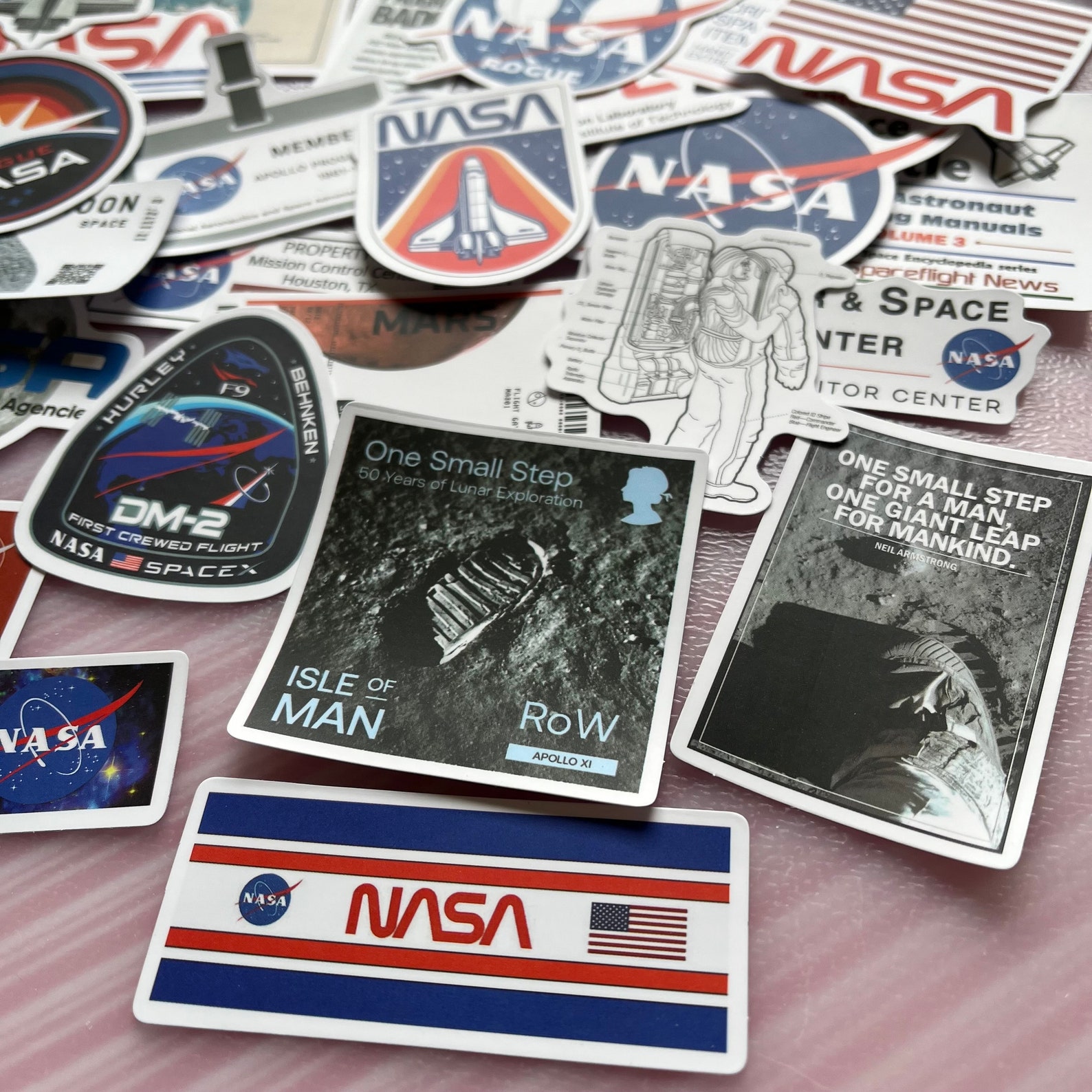 Nasa Sticker Pack , Astronaut Decals - Etsy