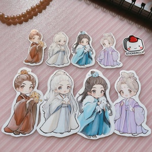 Lost You Forever / Chang Ciang Si glossy Aufkleber,Xiaoyao Xiangliu Tushanjing Cangxuan Chibi Anime Aufkleber,Yangzi,Dengwei,Tanjianci,Zhangwanyi