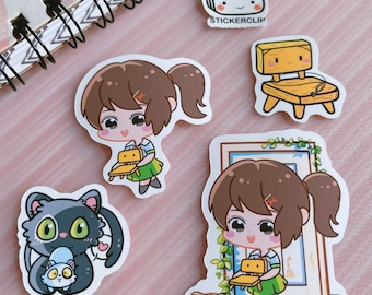 Suzume Anime Stickers Laptop Decals