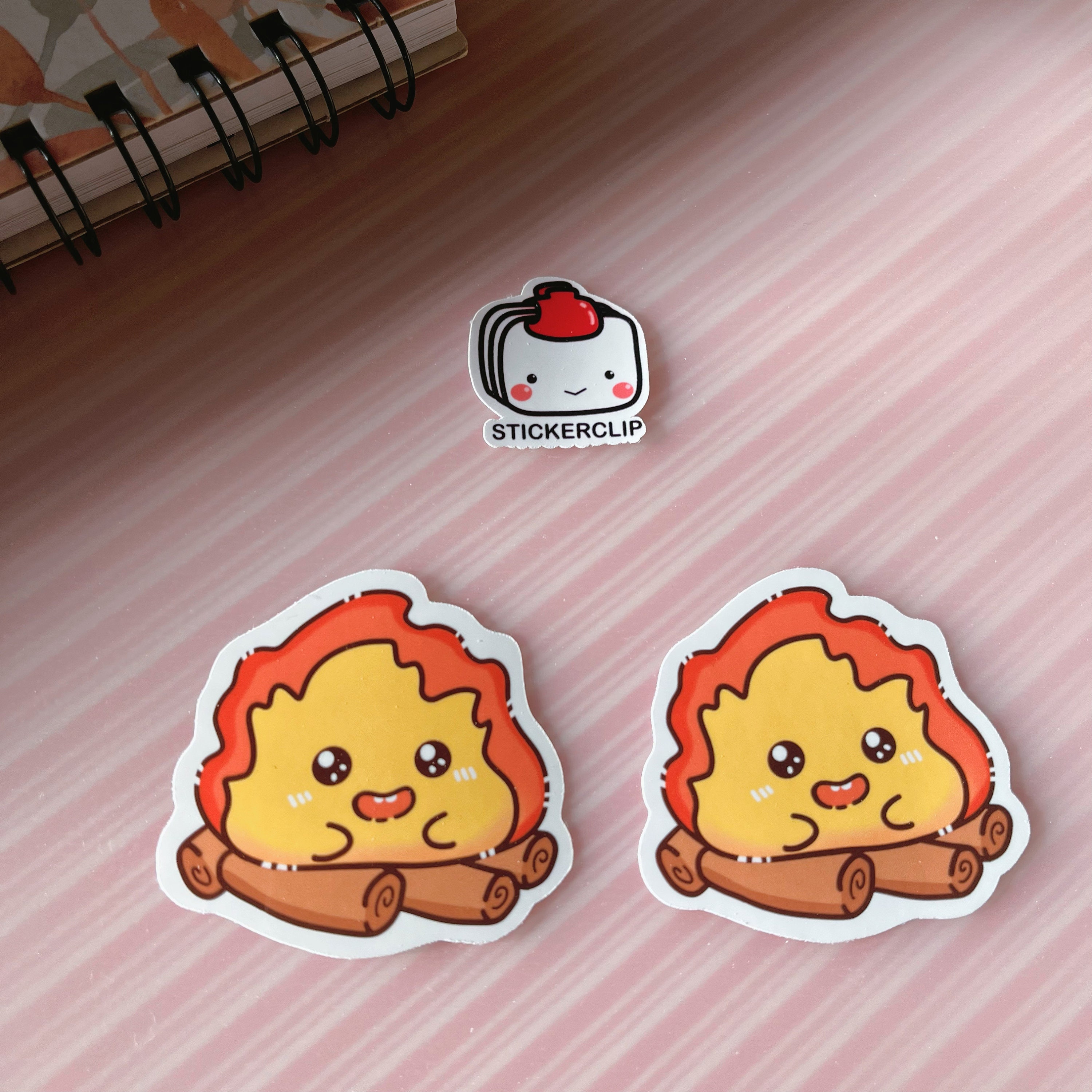 4PCS Fire Stickers, Handmade Inspired Stickers - Etsy