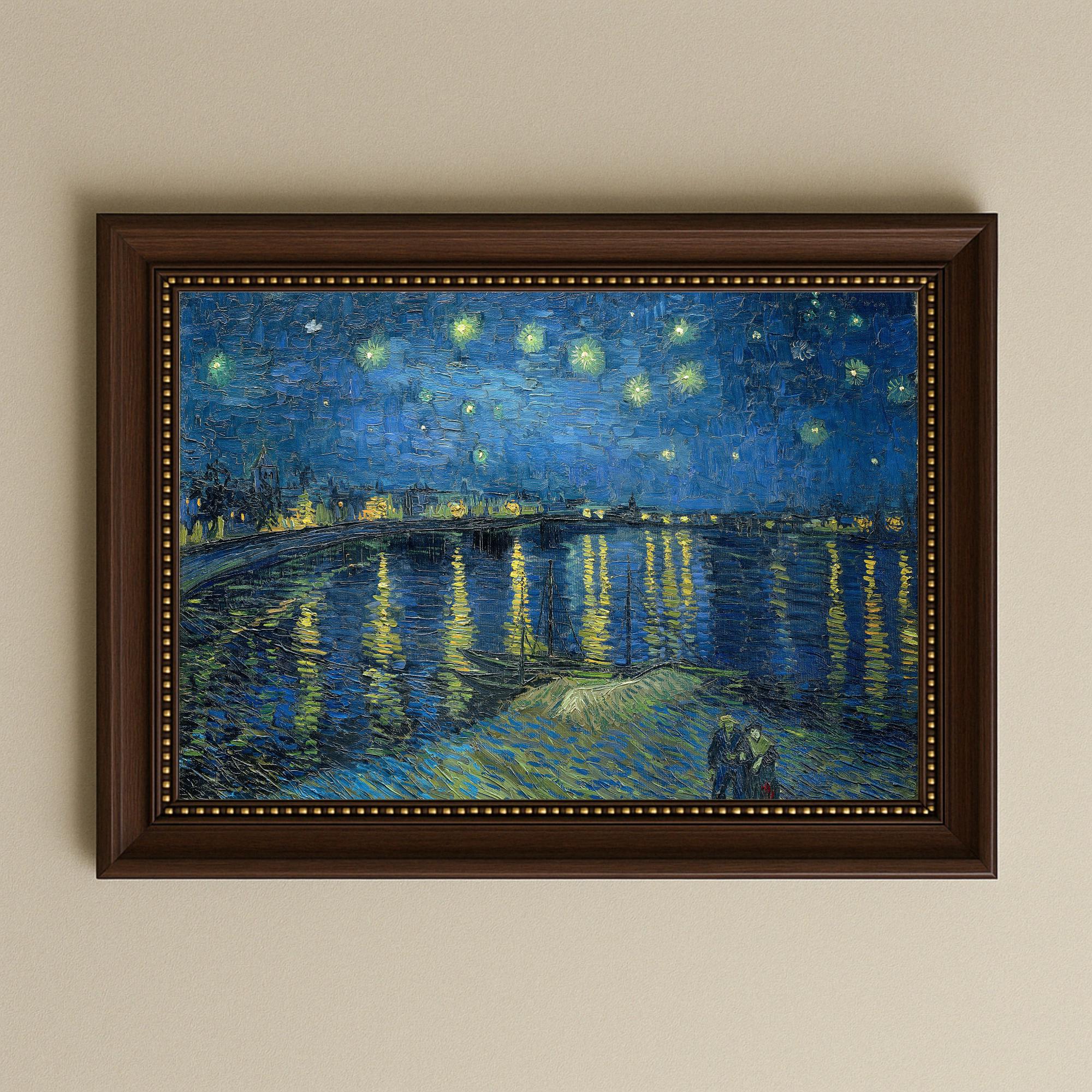 ゴッホの傑作版画：星月夜、アーモンドの木、麦畑 - Etsy 日本