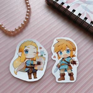 Adesivi carini con principesse e cavalieri, decalcomanie del castello incantato di LoZ, decorazioni da favola, arte per la cameretta dei bambini - Stickerclip