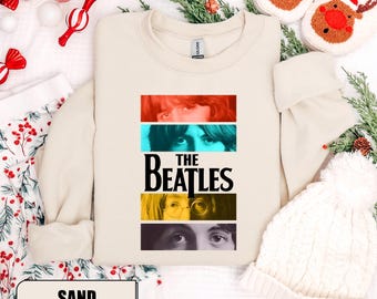 The Beatles Sweatshirt, Beatles Music Hoodie, 90s Vintage Beatles Shirt, Gift For Beatles Fan, Rock Band Sweatshirt, Beatles Lover Shirt