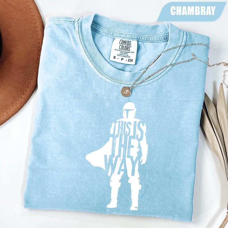 Vintage Grogu Baby Yoda Shirt, Star Wars Mandalorian “This Is The Way” Tee, Galactic Galaxy Edge Fan Gift, Sci-Fi Movie Shirt, Trendy Shirt image 5