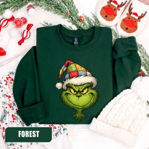 Grinch Christmas Sweatshirt, Grinch Family Shirt, Grinchy Hoodie, Grinchmas Christmas Sweater, Grinch Lover Xmas Gift, Grinch Holiday Outfit