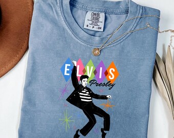 Elvis Presley Shirt, Elvis-Liebhaber-T-Shirt, Elvis Presley Musik-Tour-Shirt, Elvis Presley-Liebhaber-T-Stück, Elvis Presley-Fangeschenk, Konzert-Hemd