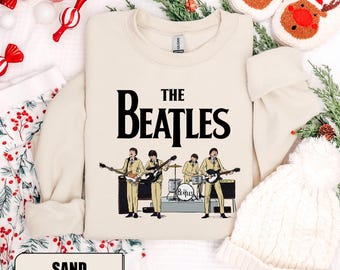 Sudadera vintage de los Beatles, sudadera con capucha de los Beatles, camiseta retro de los Beatles de los 90, regalo para fans de los Beatles, sudadera con capucha de banda de rock, camiseta para amantes de la música.